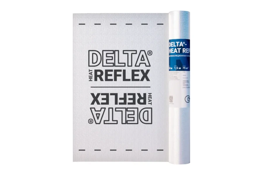 Пароизоляция DELTA-HEAT REFLEX (1,5 х 50 м ), 150 г/м2