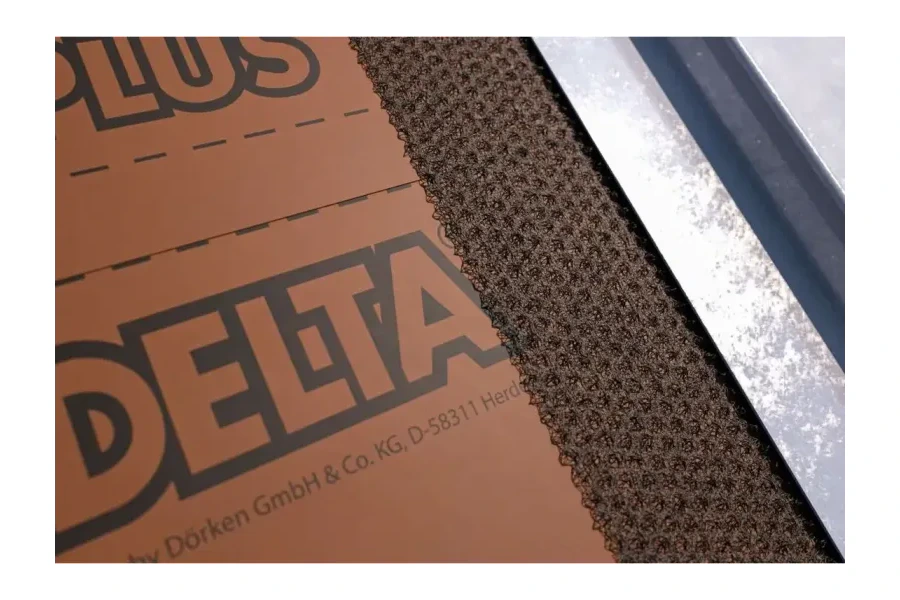 DELTA®-ENKA VENT вентиляционный дренажный мат под металлическую кровлю