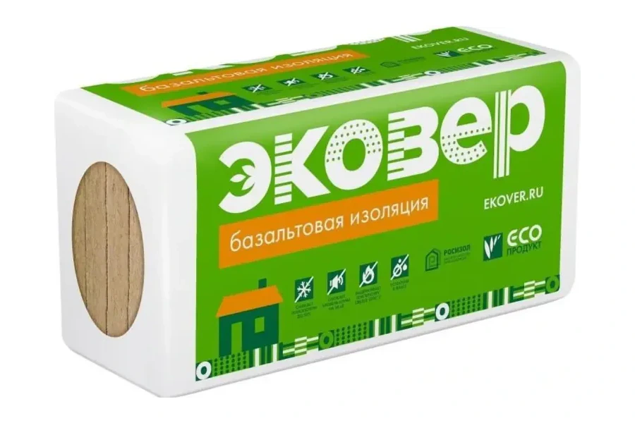 Минеральная вата ЭКОВЕР ВЕНТ-ФАСАД 90 50мм