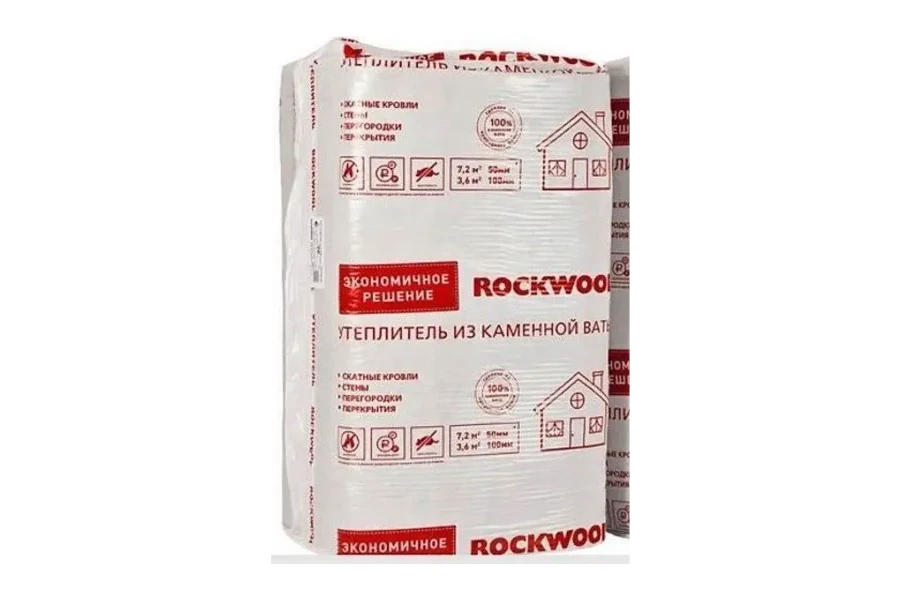 Каменная вата ROCKWOOL Утеплитель Эконом 50мм